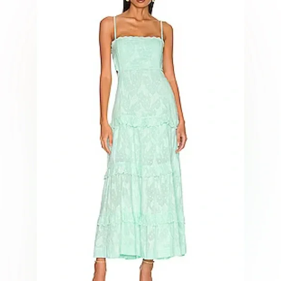 green emerald velvet dress Loretta Lace Midi Dress – Karina Grimaldi